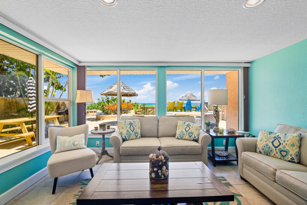 Interior view of Coco Sands Cottages Unit #7
